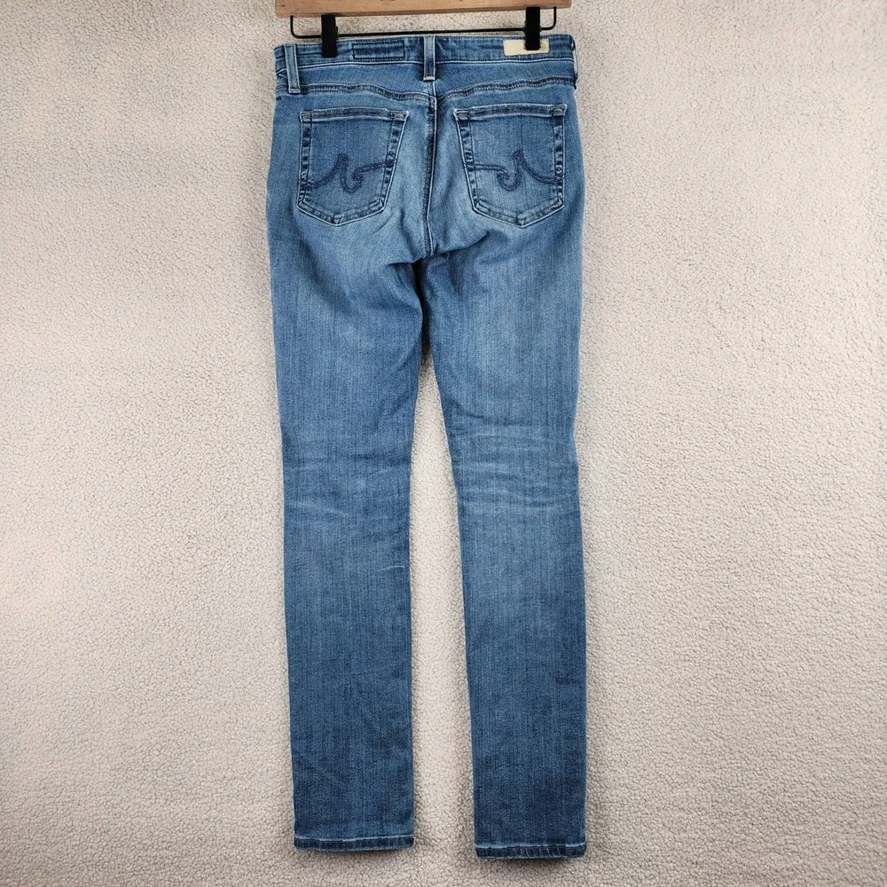 AG‎ Adriano Goldschmied The Prima Cigarette Leg Jeans 26R Blue Excellent BW20475 - Picture 5 of 8